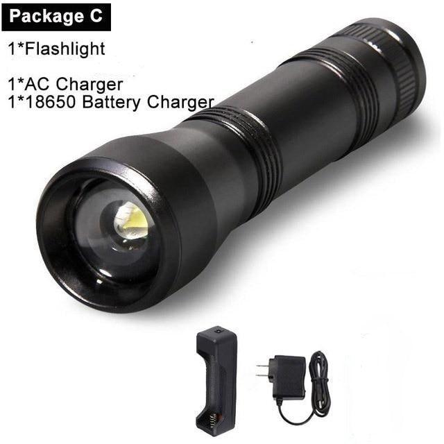 Black Light Flashlight UV Flashlight Super Bright LED Tactical Flashlights 1200 Lumen Rechargeable LED Zoomable UV Torch Waterproof Flashlight Lamp For Pet Urine Stains Detection/Camping Stevvex