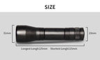 Black Light Flashlight UV Flashlight Super Bright LED Tactical Flashlights 1200 Lumen Rechargeable LED Zoomable UV Torch Waterproof Flashlight Lamp For Pet Urine Stains Detection/Camping Stevvex