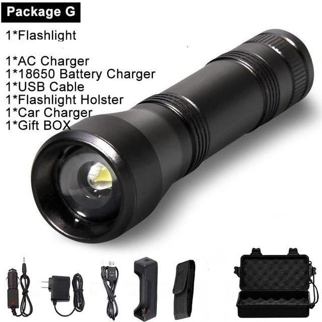Black Light Flashlight UV Flashlight Super Bright LED Tactical Flashlights 1200 Lumen Rechargeable LED Zoomable UV Torch Waterproof Flashlight Lamp For Pet Urine Stains Detection/Camping Stevvex