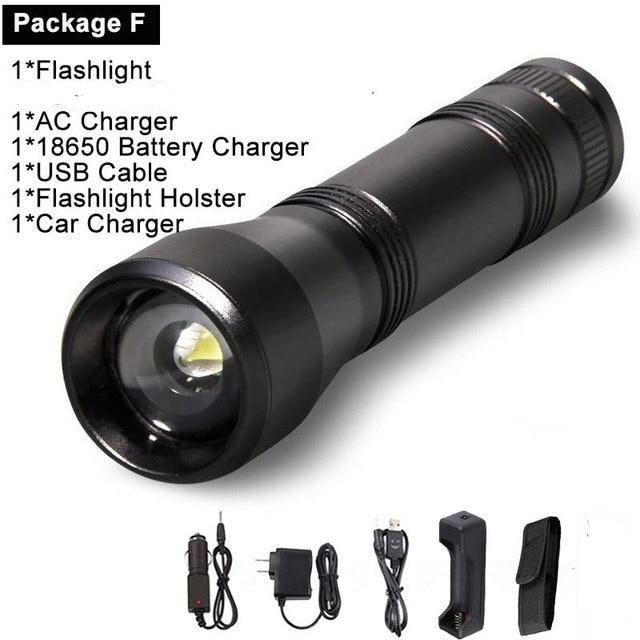 Black Light Flashlight UV Flashlight Super Bright LED Tactical Flashlights 1200 Lumen Rechargeable LED Zoomable UV Torch Waterproof Flashlight Lamp For Pet Urine Stains Detection/Camping Stevvex