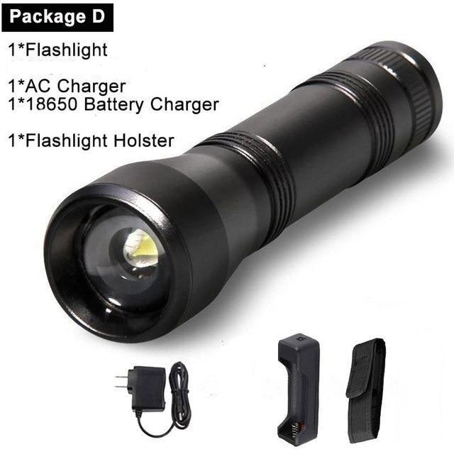 Black Light Flashlight UV Flashlight Super Bright LED Tactical Flashlights 1200 Lumen Rechargeable LED Zoomable UV Torch Waterproof Flashlight Lamp For Pet Urine Stains Detection/Camping Stevvex