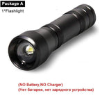 Black Light Flashlight UV Flashlight Super Bright LED Tactical Flashlights 1200 Lumen Rechargeable LED Zoomable UV Torch Waterproof Flashlight Lamp For Pet Urine Stains Detection/Camping Stevvex