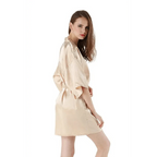Black Lightweight Elegant Faux Silk Bathrobes For Women V Neck Design  Bridesmaid Bathrobe Wedding  Short Women Bathrobes Stevvex