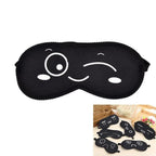 Black Lightweight Sleeping Travel Eye Mask Nap Sleep Eye Patch Comfortable Elegant Sleep Eye Mask Design Blindfold Stevvex