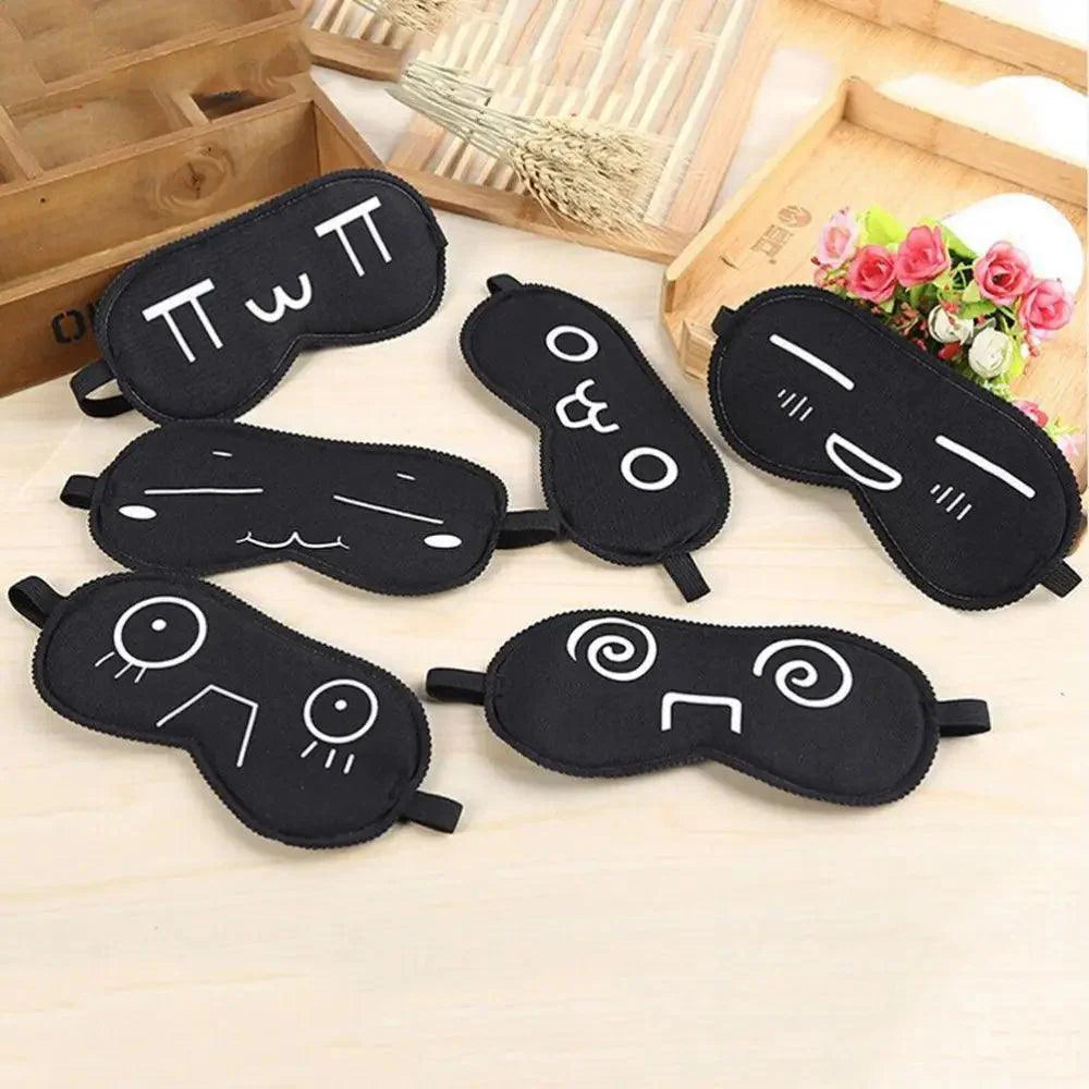 Black Lightweight Sleeping Travel Eye Mask Nap Sleep Eye Patch Comfortable Elegant Sleep Eye Mask Design Blindfold Stevvex