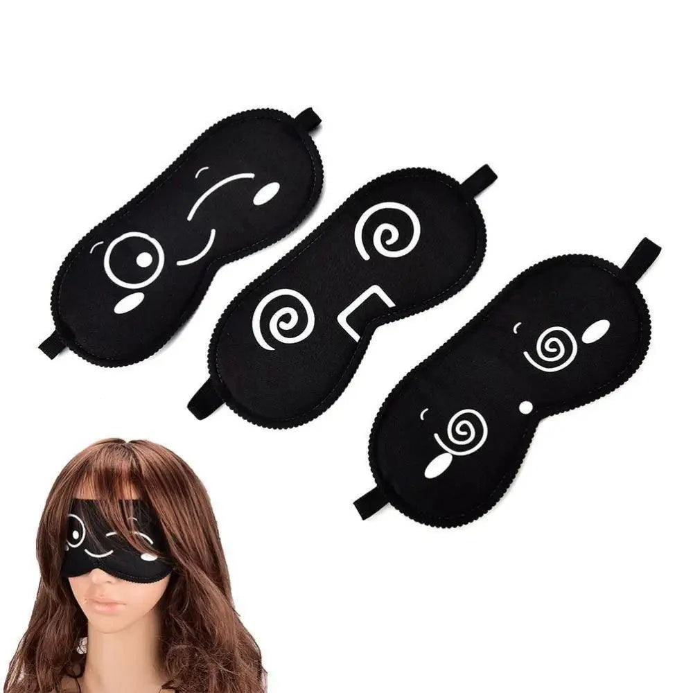 Black Lightweight Sleeping Travel Eye Mask Nap Sleep Eye Patch Comfortable Elegant Sleep Eye Mask Design Blindfold Stevvex