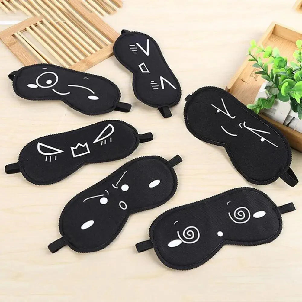 Black Lightweight Sleeping Travel Eye Mask Nap Sleep Eye Patch Comfortable Elegant Sleep Eye Mask Design Blindfold Stevvex
