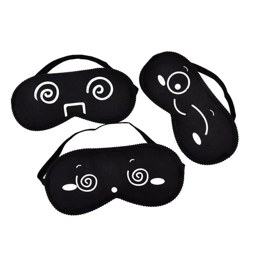 Black Lightweight Sleeping Travel Eye Mask Nap Sleep Eye Patch Comfortable Elegant Sleep Eye Mask Design Blindfold Stevvex