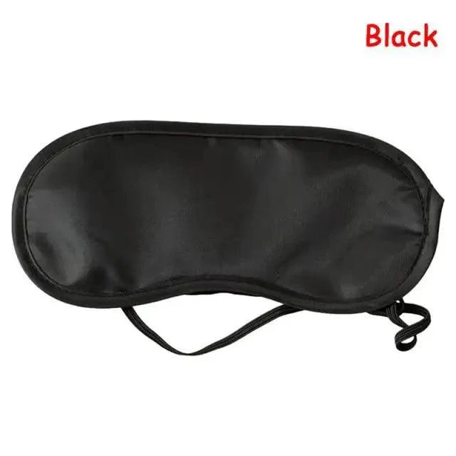 Black Lightweight Sleeping Travel Eye Mask Nap Sleep Eye Patch Comfortable Elegant Sleep Eye Mask Design Blindfold Stevvex