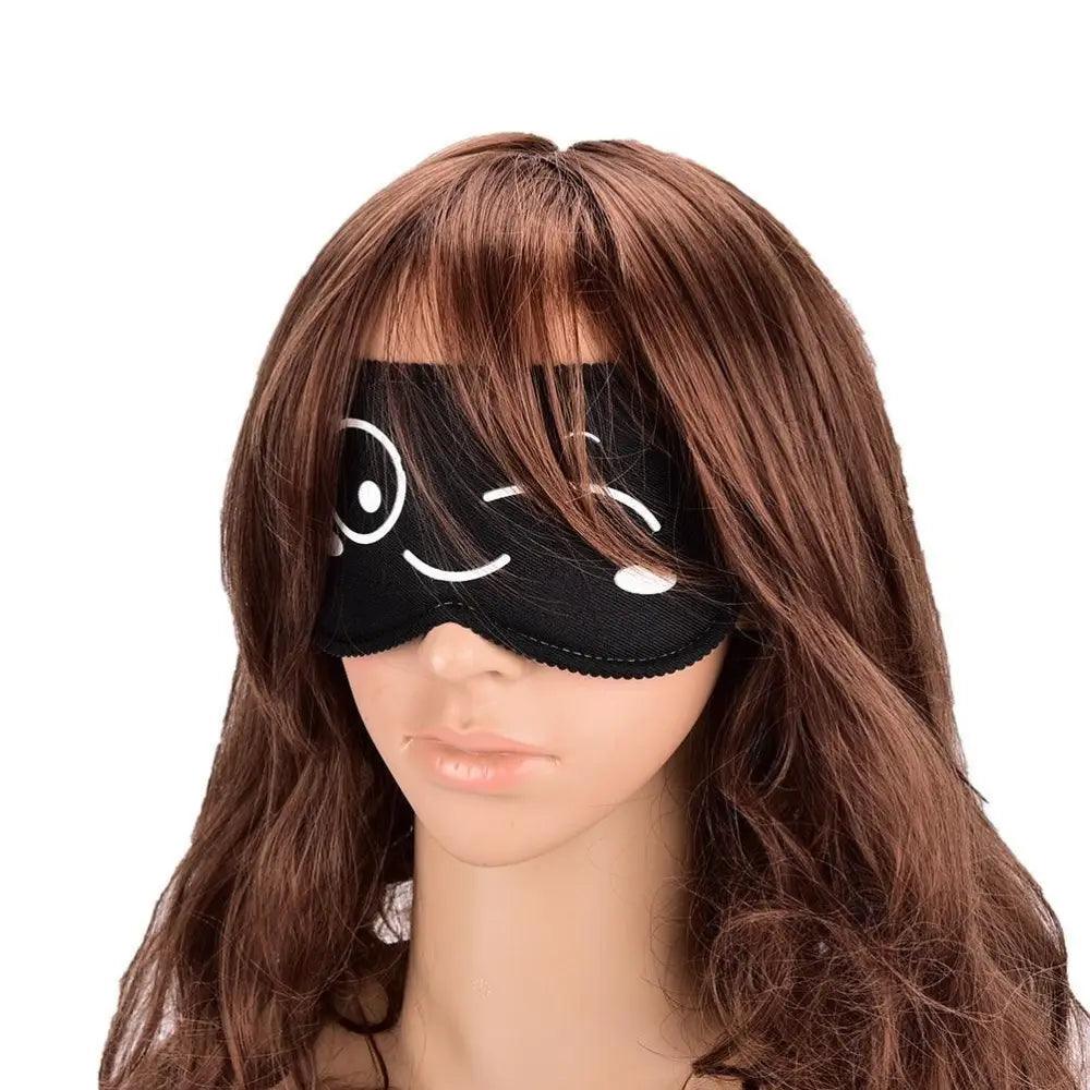 Black Lightweight Sleeping Travel Eye Mask Nap Sleep Eye Patch Comfortable Elegant Sleep Eye Mask Design Blindfold Stevvex