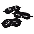 Black Lightweight Sleeping Travel Eye Mask Nap Sleep Eye Patch Comfortable Elegant Sleep Eye Mask Design Blindfold Stevvex