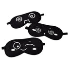 Black Lightweight Sleeping Travel Eye Mask Nap Sleep Eye Patch Comfortable Elegant Sleep Eye Mask Design Blindfold Stevvex