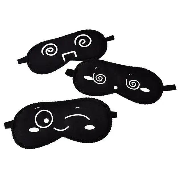 Black Lightweight Sleeping Travel Eye Mask Nap Sleep Eye Patch Comfortable Elegant Sleep Eye Mask Design Blindfold Stevvex