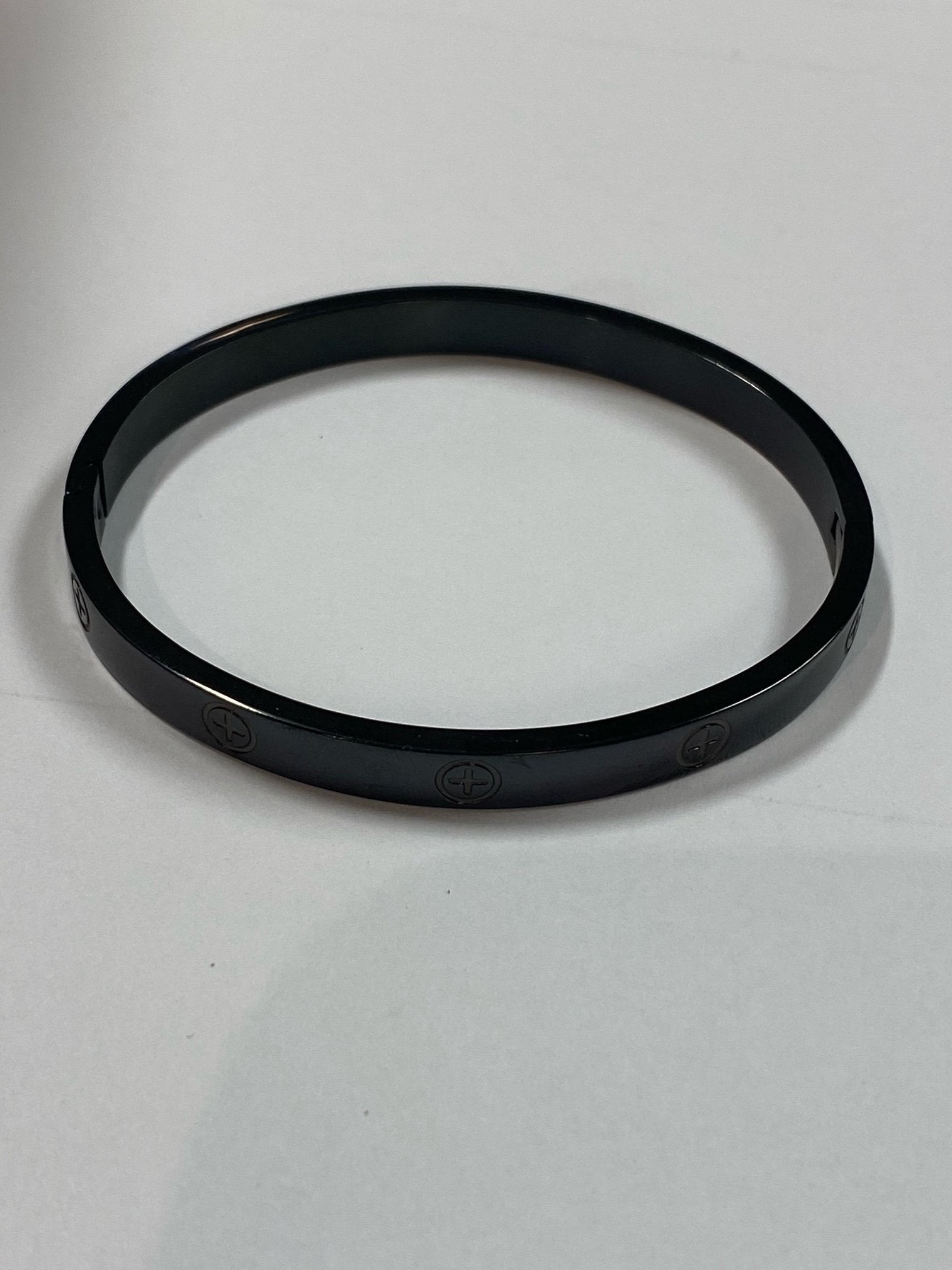 Black Love Bracelet Stainless Steel Bangle For Women
