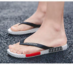 Black Man House Slippers Elegant Flip Flop Pool Slippers Summer Sandals  Men's Shoes Breathable Air Mesh Comfortable Leather Flip Flops Non-Slip Sport Cushion Beach Outdoor Walking Slippers Stevvex