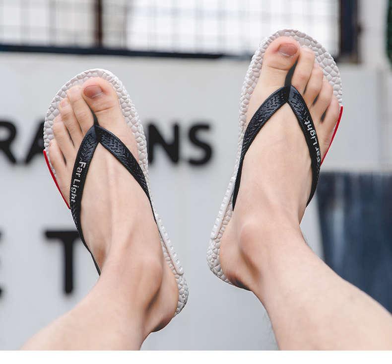 Black Man House Slippers Elegant Flip Flop Pool Slippers Summer Sandals  Men's Shoes Breathable Air Mesh Comfortable Leather Flip Flops Non-Slip Sport Cushion Beach Outdoor Walking Slippers Stevvex