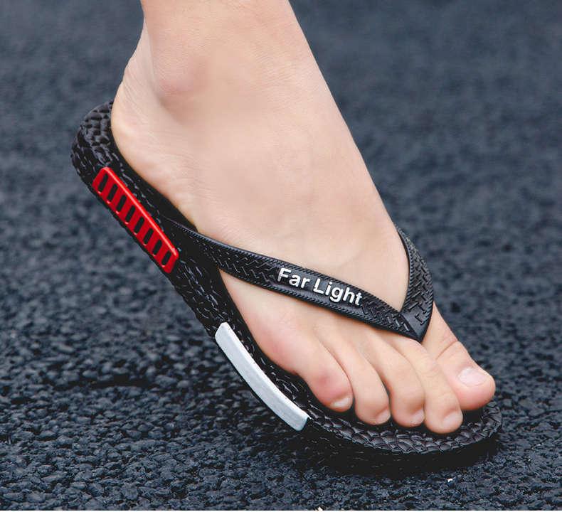 Black Man House Slippers Elegant Flip Flop Pool Slippers Summer Sandals  Men's Shoes Breathable Air Mesh Comfortable Leather Flip Flops Non-Slip Sport Cushion Beach Outdoor Walking Slippers Stevvex