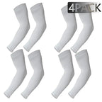 Black Men Unisex Cooling Arm Sleeves Cover Cycling Running Sun Protection Outdoor Activities Hide Tattoos Sleeve Cooling Sports Sleeve For Basketball Golf Football