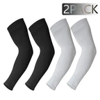 Black Men Unisex Cooling Arm Sleeves Cover Cycling Running Sun Protection Outdoor Activities Hide Tattoos Sleeve Cooling Sports Sleeve For Basketball Golf Football