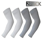 Black Men Unisex Cooling Arm Sleeves Cover Cycling Running Sun Protection Outdoor Activities Hide Tattoos Sleeve Cooling Sports Sleeve For Basketball Golf Football