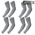 Black Men Unisex Cooling Arm Sleeves Cover Cycling Running Sun Protection Outdoor Activities Hide Tattoos Sleeve Cooling Sports Sleeve For Basketball Golf Football