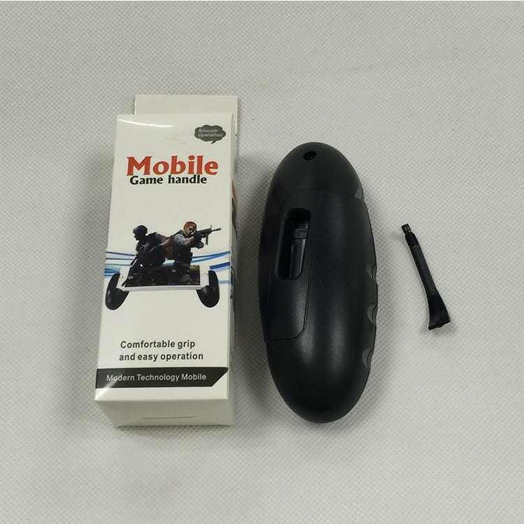 Black Mini Lightweight Handle Trigger Gamepad Universal Simple Game Tool Shooter Controller Fire Gaming Joystick For Smartphones Portable Phone Holder Stevvex