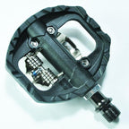 Black nylon DU + bearing Mountain Clipless Bike Bicycle Cycling Pedals Cleats Pedal Bicycle Bike Pedals Road Bicycle Pedals Cleats Set Clipless Pedals Compatible With Mountain BIkes Stevvex