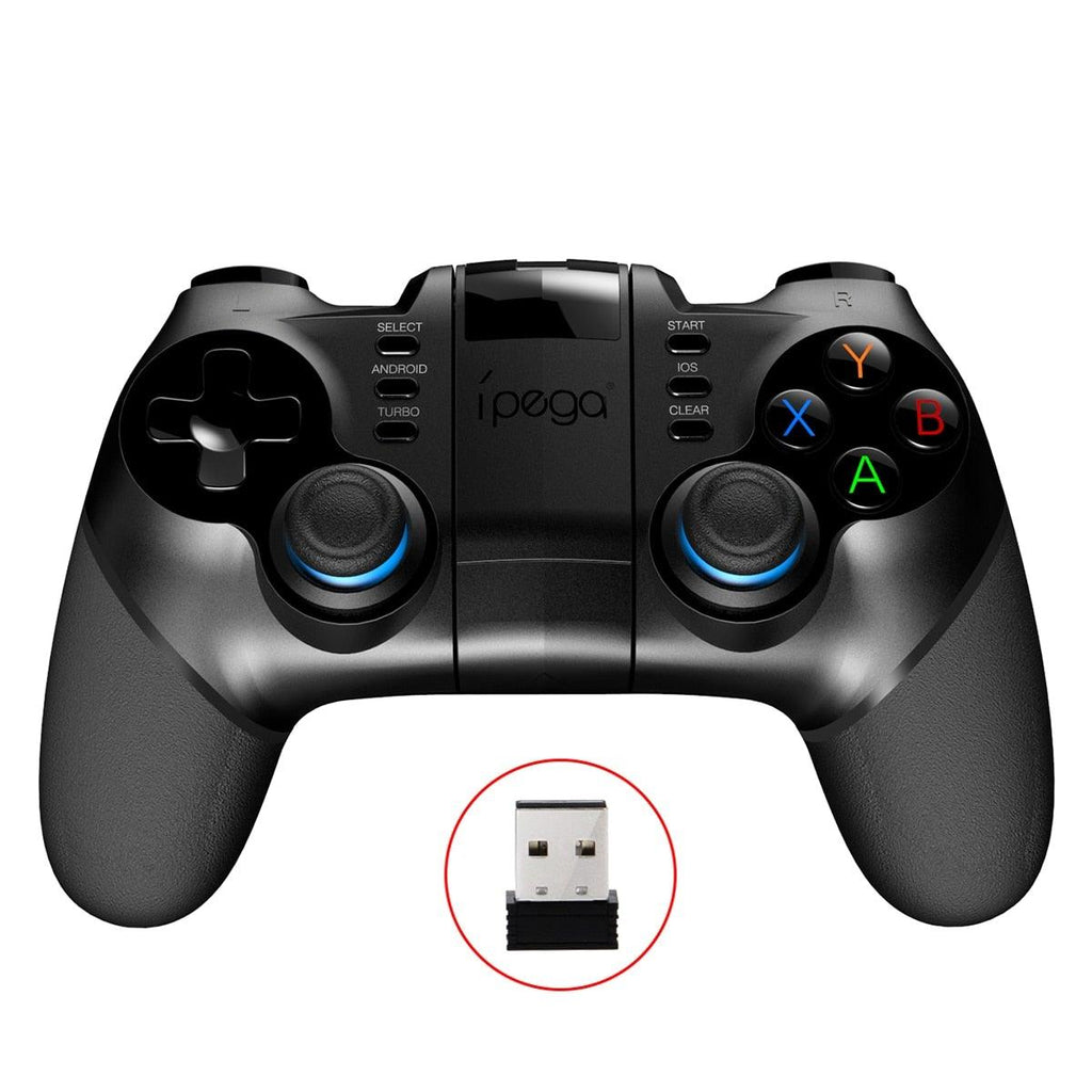 Black Portable 2.4G Wireless Bluetooth Mobile Trigger Joystick Game Console Controller Compatible With PC Laptop Tablets Stevvex