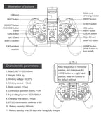 Black Portable 2.4G Wireless Bluetooth Mobile Trigger Joystick Game Console Controller Compatible With PC Laptop Tablets Stevvex