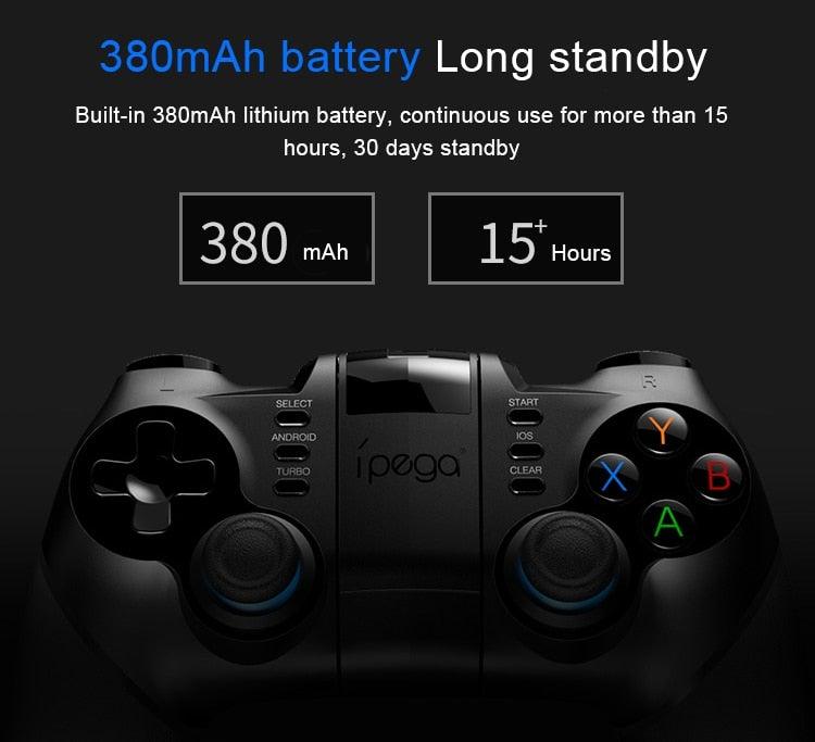 Black Portable 2.4G Wireless Bluetooth Mobile Trigger Joystick Game Console Controller Compatible With PC Laptop Tablets Stevvex