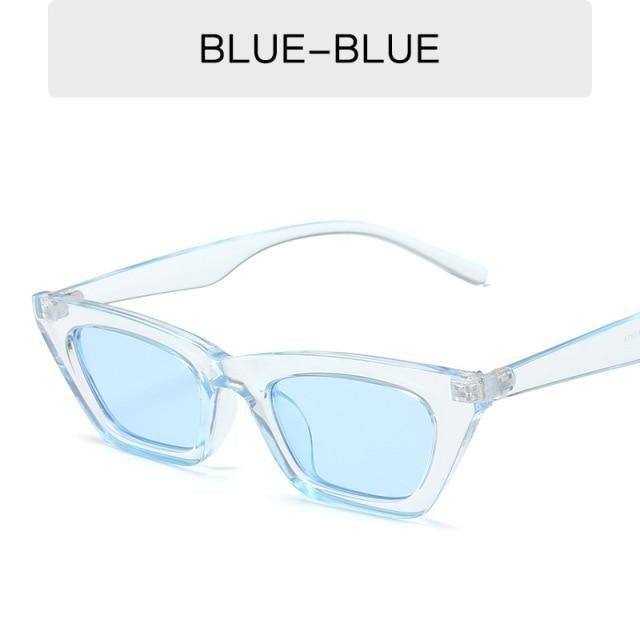 Black Rectangle Sunglasses For Women Retro Driving Glasses Vintage Fashion Style Cat Eye Sunglasses Women Small Cool Sun Glasses Luxury Eyewear Stevvex