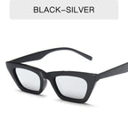 Black Rectangle Sunglasses For Women Retro Driving Glasses Vintage Fashion Style Cat Eye Sunglasses Women Small Cool Sun Glasses Luxury Eyewear Stevvex