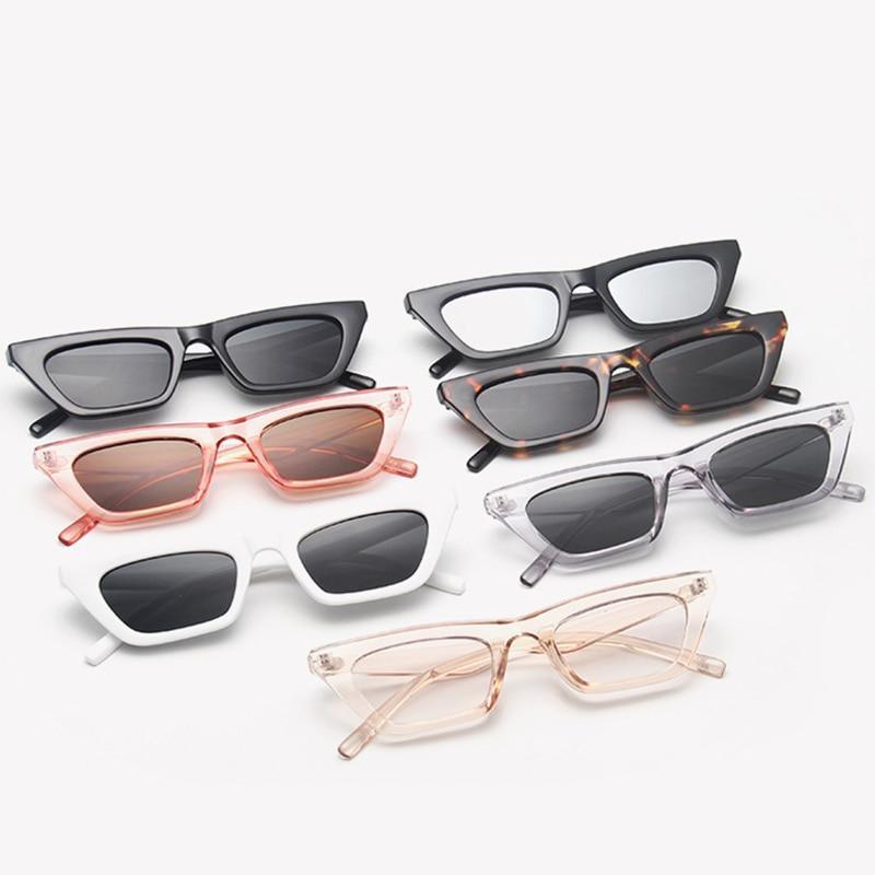 Black Rectangle Sunglasses For Women Retro Driving Glasses Vintage Fashion Style Cat Eye Sunglasses Women Small Cool Sun Glasses Luxury Eyewear Stevvex