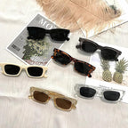 Black Rectangle Sunglasses For Women Retro Driving Glasses Vintage Fashion Style Cat Eye Sunglasses Women Small Cool Sun Glasses Luxury Eyewear Stevvex