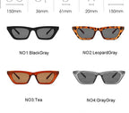 Black Rectangle Sunglasses For Women Retro Driving Glasses Vintage Fashion Style Cat Eye Sunglasses Women Small Cool Sun Glasses Luxury Eyewear Stevvex