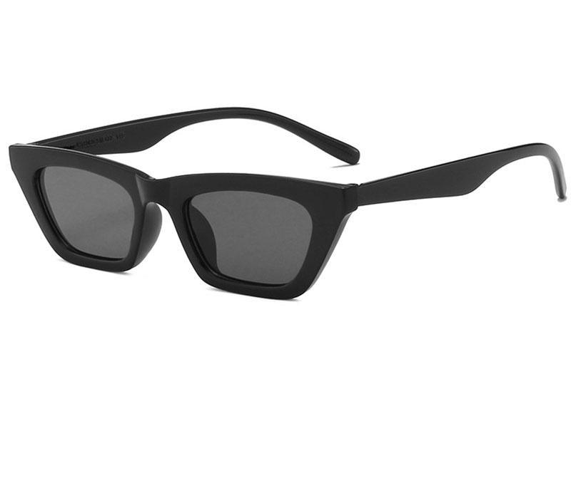 Black Rectangle Sunglasses For Women Retro Driving Glasses Vintage Fashion Style Cat Eye Sunglasses Women Small Cool Sun Glasses Luxury Eyewear Stevvex