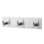 Black Robe Hook Wall Hook Towel Hook for Bathroom Stainless Steel Coat Hook Rustproof Hook Hanger for Kitchen Hardware Stainless Steel Hooks Waterproof and Oilproof Bathroom Kitchen Self Adhesive Hooks for Hanging Coat Hat Towel Stevvex