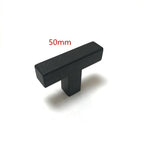 Black Silver Gold Cabinet Handle Square Furniture Hardware Stainless Steel Kitchen Door Knobs Cupboard Wardrobe Drawer Pulls  Square Bar Cabinet Pull Drawer Handle Stainless Steel Modern Hardware For Kitchen And Bathroom Cabinets Stevvex
