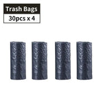 Black Small Trash Bin Garbage Can For Car Waste Rubbish Basket Organizer Storage Holder Car Accessories