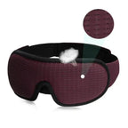 Black  Soft Padded Sleeping Mask For Eyes Lightweight Blindfold Night Mask Modern Adjustable Super Smooth Eye Patch For Sleep Stevvex