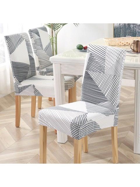 Black Spandex elastic wedding Chair Covers Anti-dirty housse de chaise office hotel chair cover seat  Chair Covers Protector Seat Case Chair Cover Seat Protector Super Fit Slipcover Stretch Removable Washable Stevvex