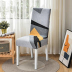 Black Spandex elastic wedding Chair Covers Anti-dirty housse de chaise office hotel chair cover seat  Chair Covers Protector Seat Case Chair Cover Seat Protector Super Fit Slipcover Stretch Removable Washable Stevvex