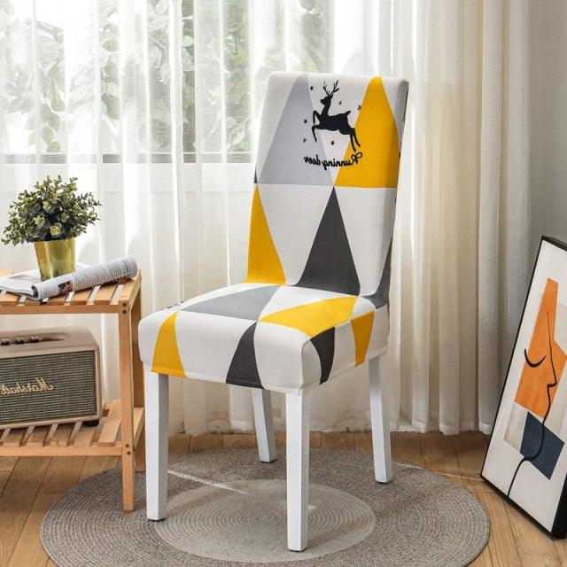 Black Spandex elastic wedding Chair Covers Anti-dirty housse de chaise office hotel chair cover seat  Chair Covers Protector Seat Case Chair Cover Seat Protector Super Fit Slipcover Stretch Removable Washable Stevvex