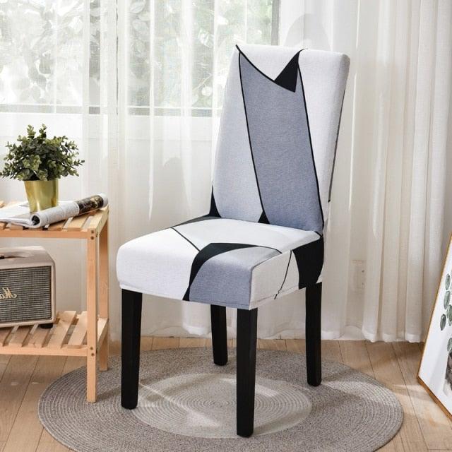 Black Spandex elastic wedding Chair Covers Anti-dirty housse de chaise office hotel chair cover seat  Chair Covers Protector Seat Case Chair Cover Seat Protector Super Fit Slipcover Stretch Removable Washable Stevvex