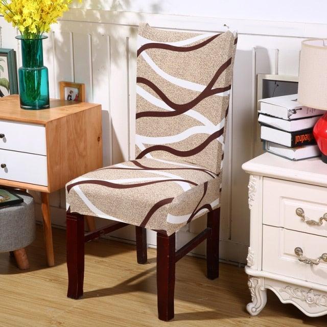 Black Spandex elastic wedding Chair Covers Anti-dirty housse de chaise office hotel chair cover seat  Chair Covers Protector Seat Case Chair Cover Seat Protector Super Fit Slipcover Stretch Removable Washable Stevvex