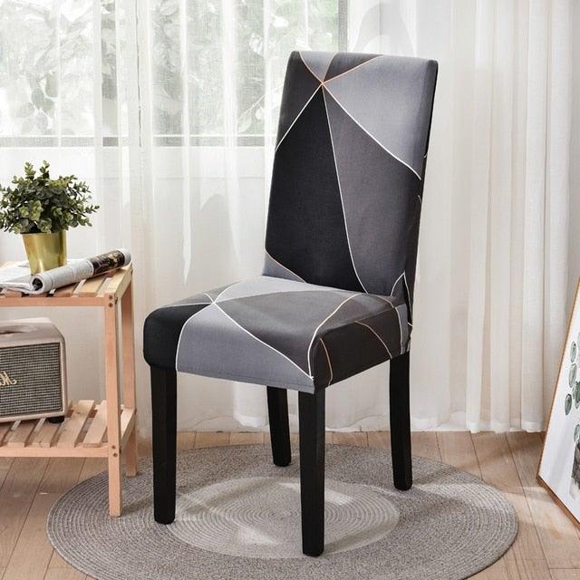 Black Spandex elastic wedding Chair Covers Anti-dirty housse de chaise office hotel chair cover seat  Chair Covers Protector Seat Case Chair Cover Seat Protector Super Fit Slipcover Stretch Removable Washable Stevvex