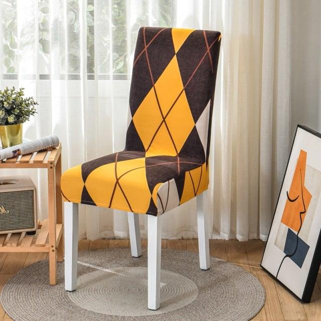Black Spandex elastic wedding Chair Covers Anti-dirty housse de chaise office hotel chair cover seat  Chair Covers Protector Seat Case Chair Cover Seat Protector Super Fit Slipcover Stretch Removable Washable Stevvex