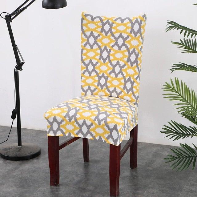 Black Spandex elastic wedding Chair Covers Anti-dirty housse de chaise office hotel chair cover seat  Chair Covers Protector Seat Case Chair Cover Seat Protector Super Fit Slipcover Stretch Removable Washable Stevvex