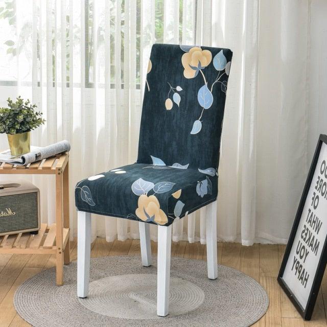 Black Spandex elastic wedding Chair Covers Anti-dirty housse de chaise office hotel chair cover seat  Chair Covers Protector Seat Case Chair Cover Seat Protector Super Fit Slipcover Stretch Removable Washable Stevvex