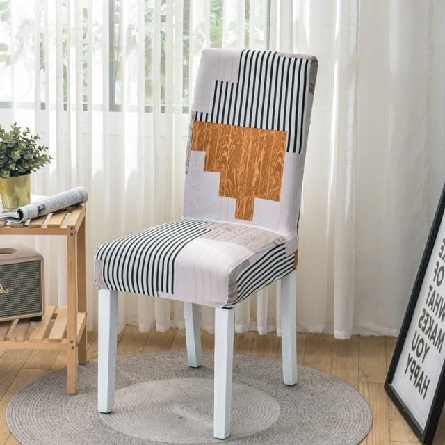 Black Spandex elastic wedding Chair Covers Anti-dirty housse de chaise office hotel chair cover seat  Chair Covers Protector Seat Case Chair Cover Seat Protector Super Fit Slipcover Stretch Removable Washable Stevvex
